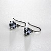 925 Sterling Silver Dangle Earrings EJEW-BB32391-5