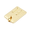 Brass Pendants KK-H206-10G-H-2
