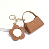 Portable Imitation Leather Bag Keychain PW-WGB9938-08-1