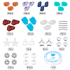 DIY Gemstone Bead Stretch Bracelets Making Kits DIY-SC0012-17-2