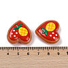 Hanmade Heart Lampwork Beads Strands LAMP-P069-04A-06-3