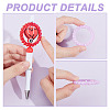 28Pcs 14 Styles Acrylic Bead Frame SACR-GA0001-08-5