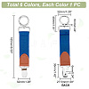 AHADEMAKER 6Pcs 6 Colors Alloy & Iron Hat Clip for Travel AJEW-GA0004-62B-2