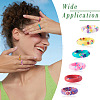 30Pcs Handmade Polymer Clay Finger Rings RJEW-TA0001-11B-8