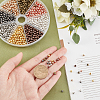 1440 pcs 8 Style Iron Beads IFIN-AR0001-20-3