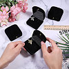 Flocking Earring Storage Boxes CON-WH0086-189-3