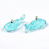 Transparent Epoxy Resin Pendants X-KY-S163-135-2