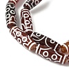 Rice Shape Tibetan Style dZi Beads Strands G-A269-A08-01-4