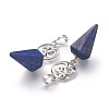 Natural Dyed Lapis Lazuli Pendants G-O194-03-3