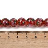 Handmade Glod Sand Lampwork Beads Strands LAMP-B028-03C-10mm-4