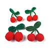 Crochet 14Pcs 3 Style 3D Cherry Ornament Accessories DIY-FG0004-11-1