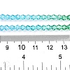 Gradient Color Baking Paint Glass Bead Strands X1-DGLA-A039-T4mm-A018-5