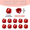 10Pcs Glass Imitation Austrian Crystal Beads GLAA-TADJ0001-11I-3