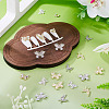24Pcs 8 Styles Alloy Rhinestone Cabochons MRMJ-TA0001-49-7