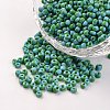 8/0 Opaque Colours Seep Glass Beads X-SEED-M007-44-1