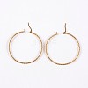 304 Stainless Steel Hoop Earrings EJEW-P040-45-3