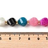 Natural Quartz Dyed Beads Strands G-U023-A02-06-5