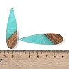 Resin & Wood Big Pendants WOOD-F015-08A-3