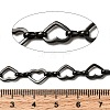 304 Stainless Steel Heart Link Chains CHS-S012-18B-2