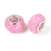 Opaque Resin European Beads RESI-T057-29K-2