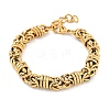 304 Stainless Steel Mesh Chains Bracelets for Women BJEW-F488-42G-4