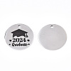 Non-Tarnish 201 Stainless Steel Pendants LS-STAS-T064-38P-25-1