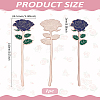 1Pc Alloy Enamel Bookmarks AJEW-LP0004-87C-2