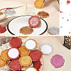 CRASPIRE 50Pcs Adhesive Wax Seal Stickers DIY-CP0009-89C-5