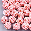 Rubberized Style Acrylic Beads MACR-T022-02J-1