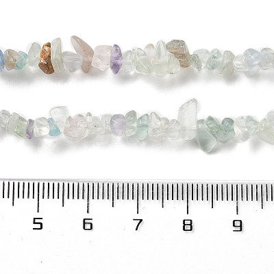 Natural Fluorite Beads Strands G-D335-01-1
