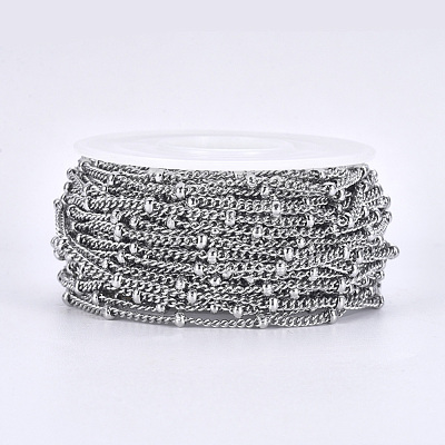 Tarnish Resistant 304 Stainless Steel Twisted Chains Curb Chain CHS-K008-11B-1