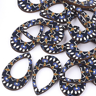 Printed Basswood Pendants LS-X-WOOD-S045-001A-1