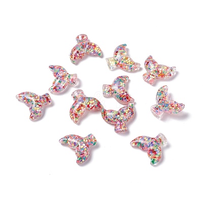 Transparent Resin Cabochons RESI-I039-07-1