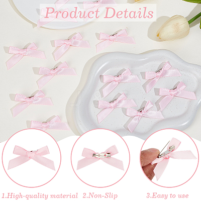 60Pcs Satin Brooches JEWB-SC0001-83-1