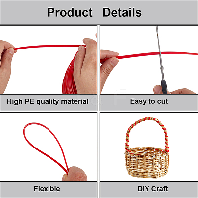 30M Plastic Imitation Cane Wire Cord OCOR-GF0005-40B-1