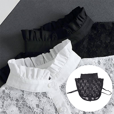 Polyester Lace Collar DIY-WH0430-634A-1