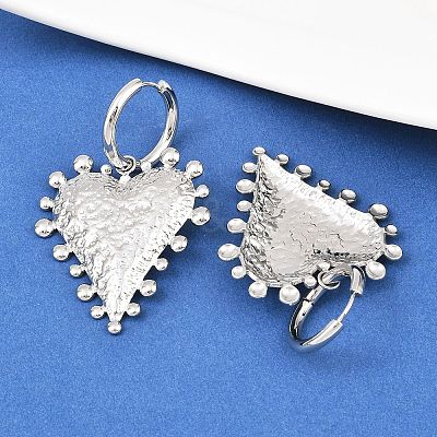 304 Stainless Steel Heart Hoop Earrings LS-EJEW-K268-74P-1