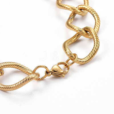(Jewelry Parties Factory Sale)304 Stainless Steel Stud Earrings & Necklace Jewelry Sets SJEW-L133-08G-1