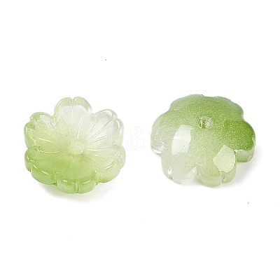 Transparent Spray Paint Glass Beads X1-GLAA-H035-04E-1
