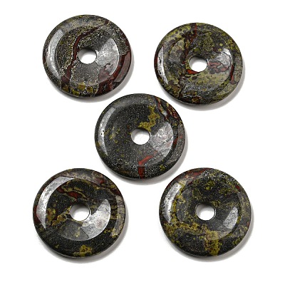 Natural Dragon Blood Pendants G-P532-01A-17-1