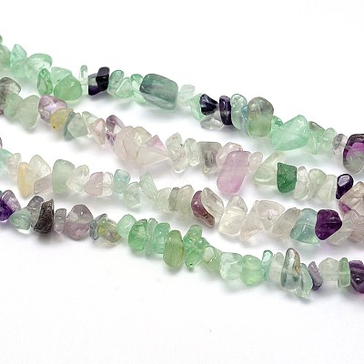 Natural Fluorite Beads Strands X-G-O049-B-16-1