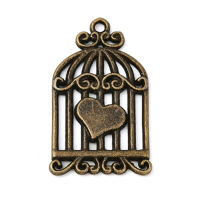 Tibetan Style Alloy Pendants TIBEP-S317-36AB-NR-1