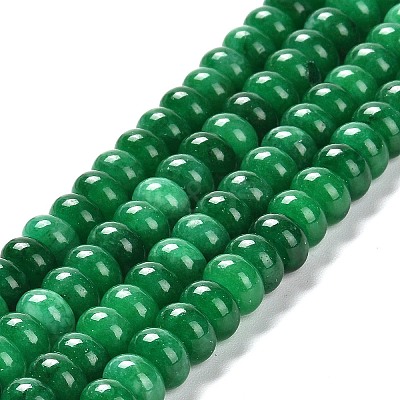 Dyed Natural White Jade Beads Strands G-G107-A05-01-1