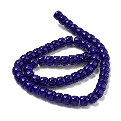 Opaque Glass Beads Strands X-GLAA-NH0002-B01-1