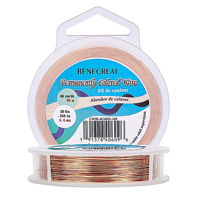 Round Bare Copper Wire for Jewelry Making CWIR-BC0002-16B-1