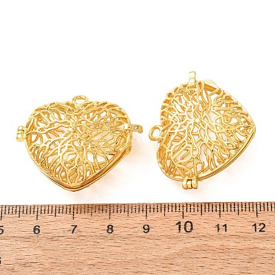 Brass Cage Pendants KK-CBA8ACD-02G-C-1