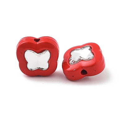 Spray Painted Alloy Bead PALLOY-H134-28-1