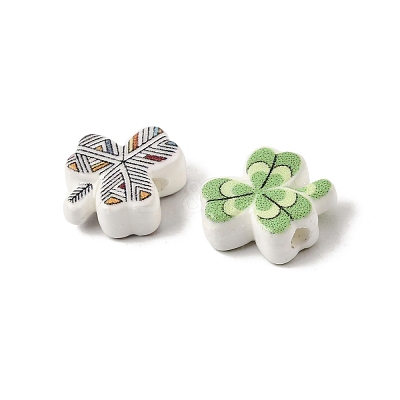 Printed Handmade Porcelain Beads PR-CBAB8C6-03-1