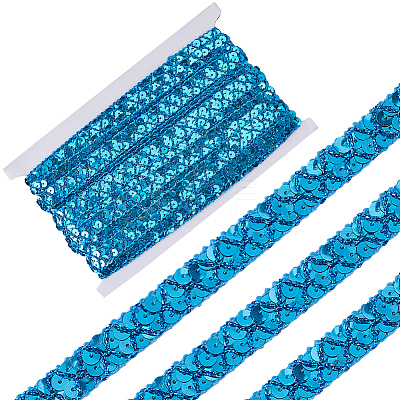 Plastic & Polyester Paillette Beads OCOR-WH20016-04E-1