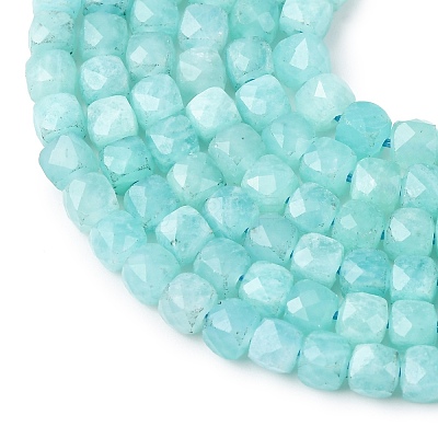 Natural Amazonite Beads Strands X-G-K366-H01-4mm-1
